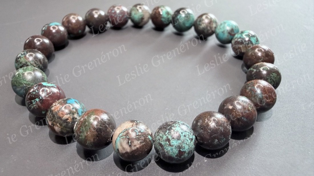 Bracelet Apaisement profond en pierres naturelles — Chrysocolle