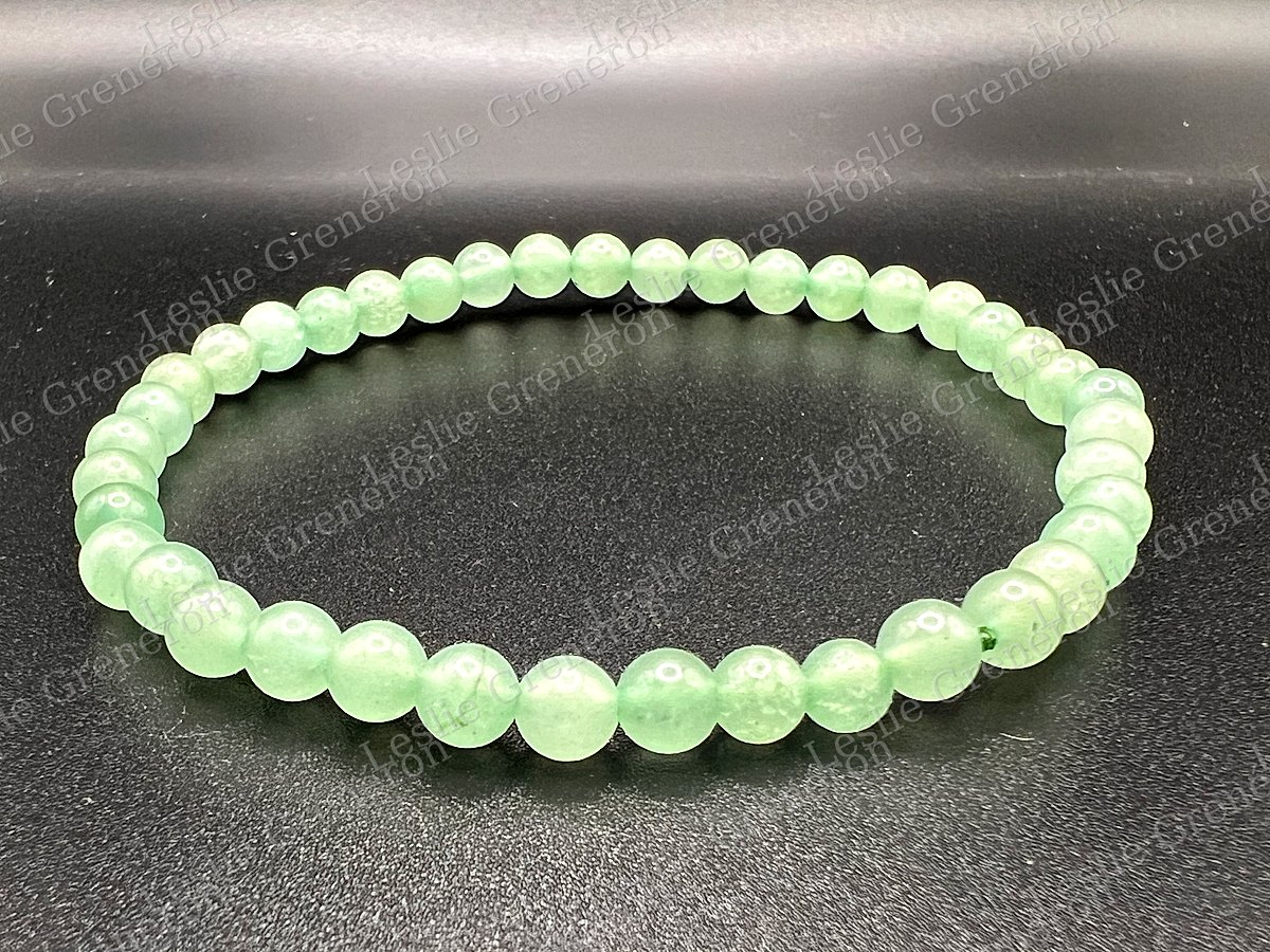 Bracelet Nouveau Départ en pierres naturelles — Aventurine verte