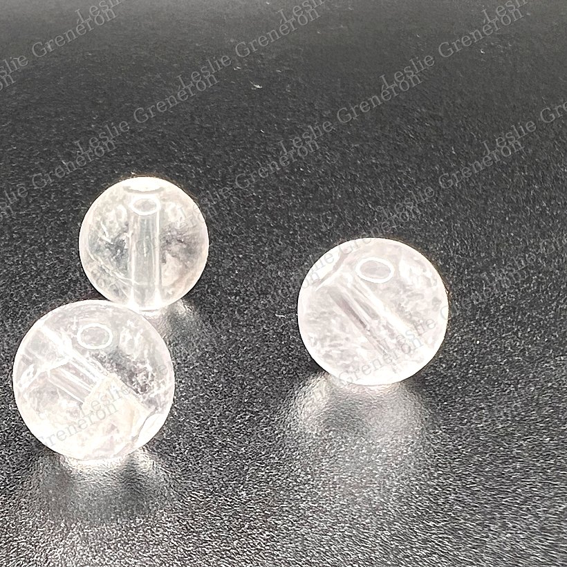 Perles de cristal de roche