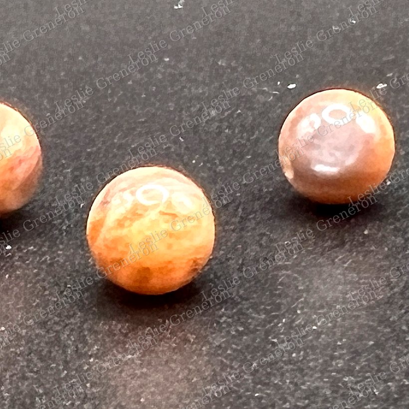 Perles de Pierre de Lune Brune