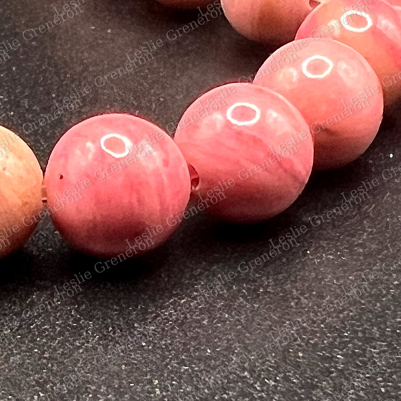 Perles de Rhodonite