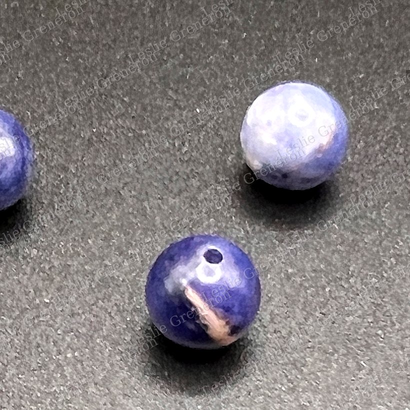 Perles de Sodalite